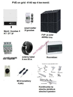 FVE on grid 4,12Kwp 